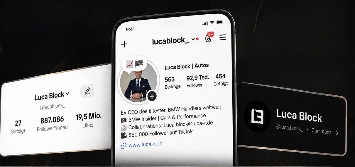 ~1 Mio. Follower über Instagram & TikTok